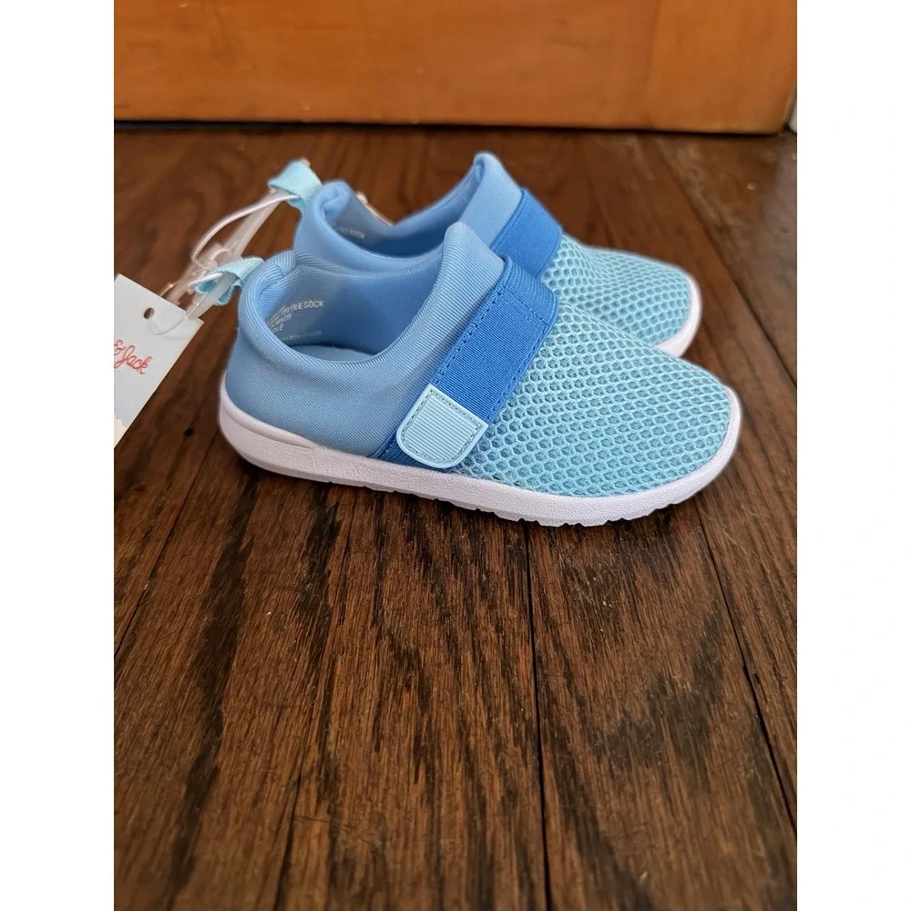 Cat & Jack Unisex Toddler Light Blue Slip-On Water Shoes Size 7 NWOB Mesh Top